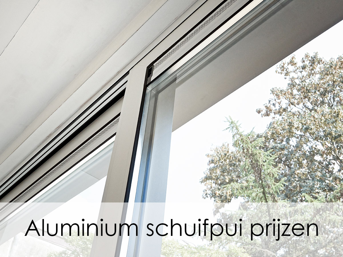 aluminium schuifpui prijzen